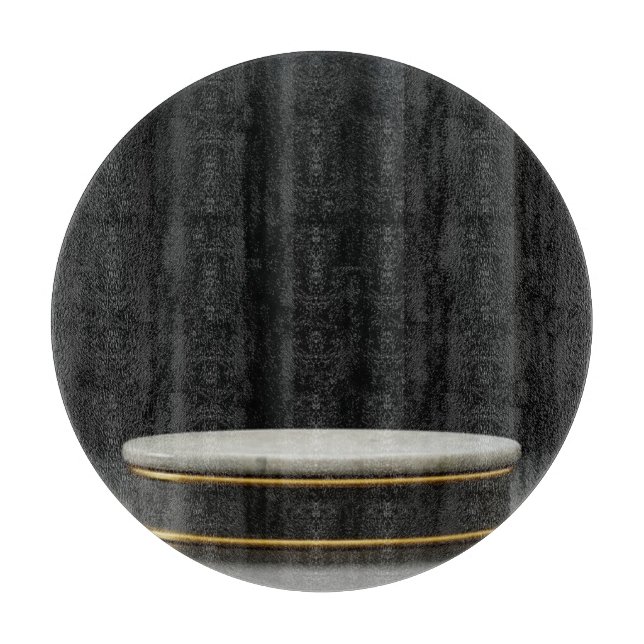 Planche À Découper Panneau de découpe en verre de marbre (Devant)