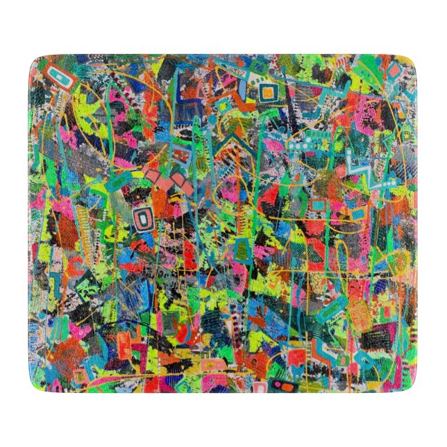 Planche À Découper Panneau de découpe en verre Shindig Deco (Devant)