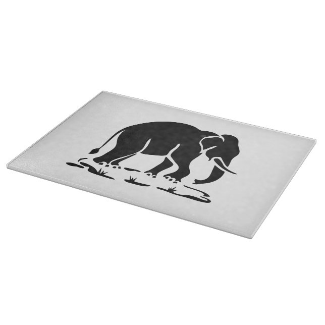 Planche À Découper Panneau de trekking des éléphants asiatiques devan (Coin)