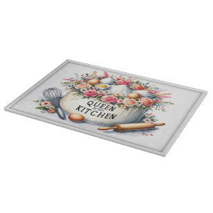 Planche À Découper Panneau décoratif de coupe en verre 15"x11"