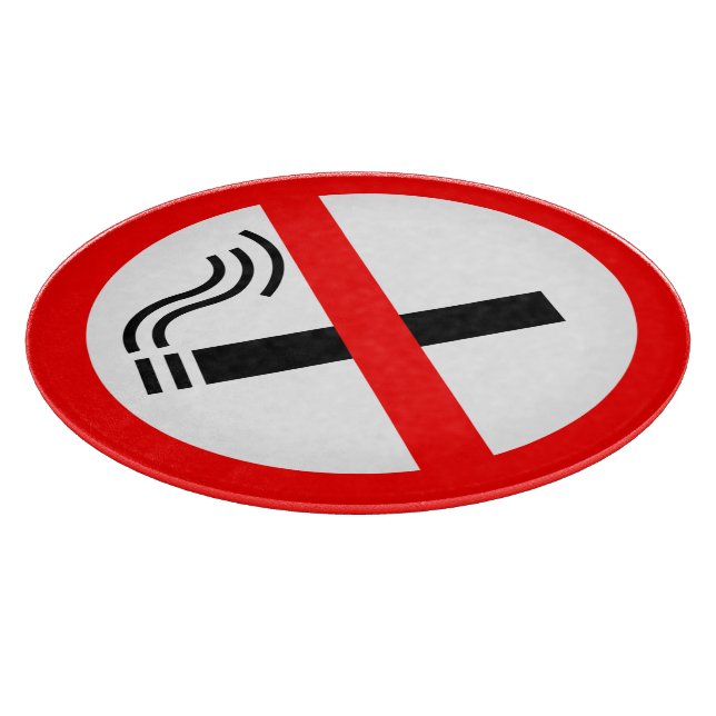 Planche À Découper Panneau interdit de fumer - Signalisation Royaume- (Coin)