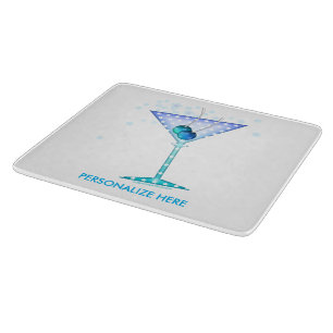 PLANCHE À DÉCOUPER PANNEAUX DE TAILLE DU VERRE, CONCEPTION BLEUE DE
