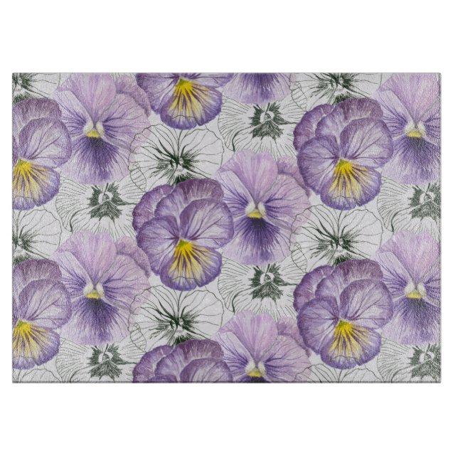 Planche À Découper Pansy motif (Devant)