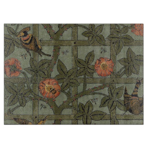 Planche À Découper Papier peint en treillis de William Morris