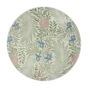 Planche À Découper Papier peint floral de William Morris Larkspur
