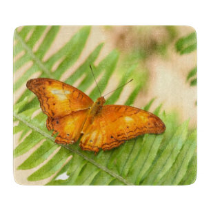 Planche À Découper Papillon de croiseur orange