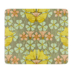 Planche À Découper Papillon Floral Botanique coloré
