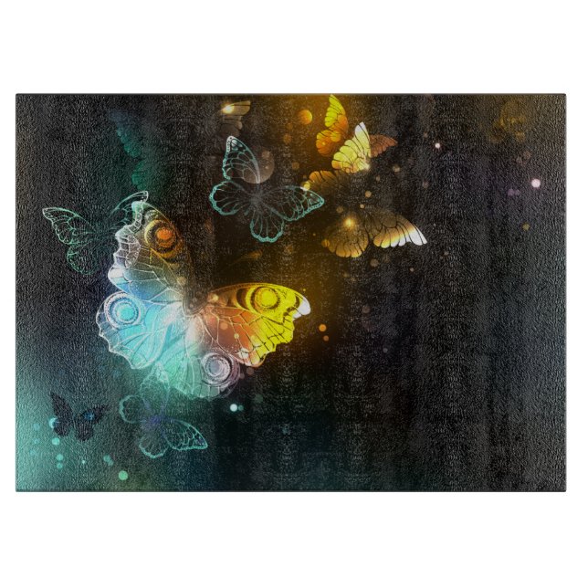 Planche À Découper Papillon lumineux et papillons de nuit (Devant)