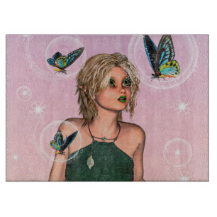 Planche À Découper Papillon scintillant Fée Fantaisie Art