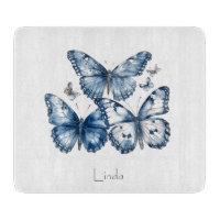 Papillons dans Delft Blue, personnalisable