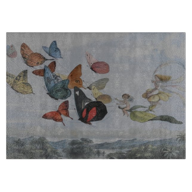 Planche À Découper Papillons et papillons de la reine des fées (Devant)