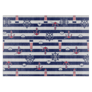 Planche À Découper Par le motif de mer