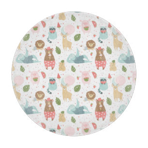 Planche À Découper Paresse et motif d'amis