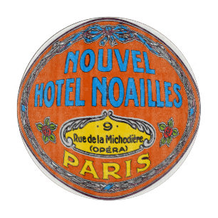 Planche À Découper Paris Hotel, modifier le texte Tableau de découpe