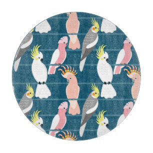 Planche À Découper Parrots de dessin : Motif mignon