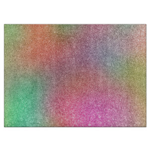 Planche À Découper Parties scintillant arc-en-ciel