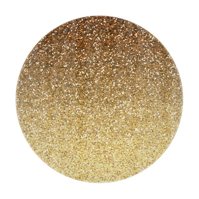 Planche À Découper Parties scintillant Gold Faux Ombre (Devant)