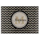 Parties scintillantes argentées de Faux de Chevron