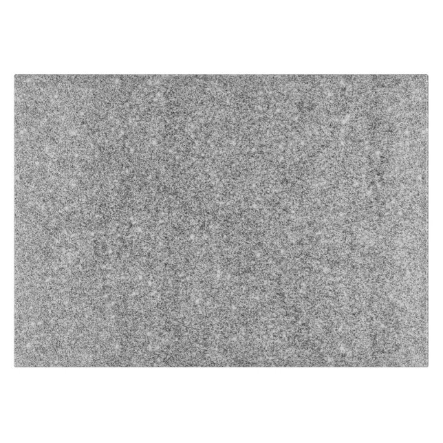 Planche À Découper Parties scintillantes argentées élégantes (Devant)