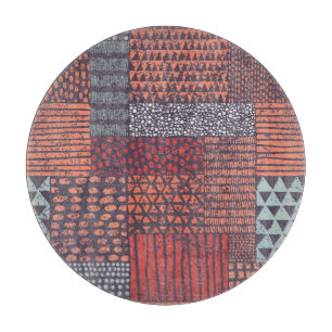 Planche À Découper Patchwork bohémien : conception sans couture dessi
