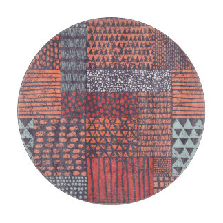 Planche À Découper Patchwork bohémien : conception sans couture dessi