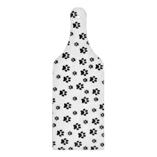 Planche À Découper Pâtes de chien de chat de table de coupe en verre