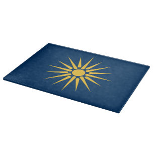 Planche à découper patriotique avec drapeau de Mac