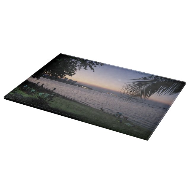 Planche À Découper Pattaya Beach Sunset ... Chonburi, Thaïlande (Coin)
