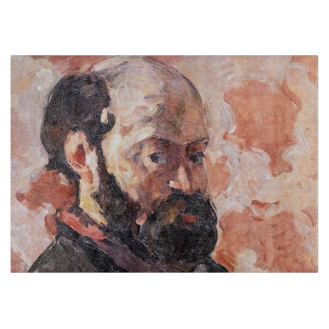 Planche À Découper Paul Cezanne - Autoportrait avec arrière - plan ro (Devant)