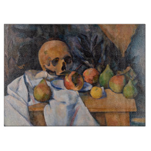 Planche À Découper Paul Cezanne - La vie morte avec le crâne