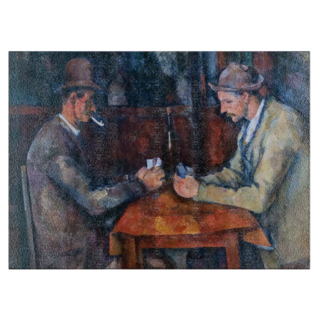 Planche À Découper Paul Cezanne - Les Joueurs De Cartes (Devant)