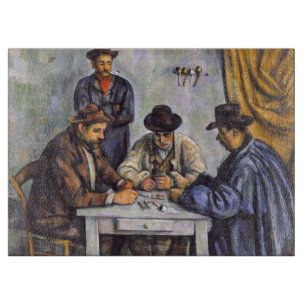 Planche À Découper Paul Cezanne - Les Joueurs De Cartes