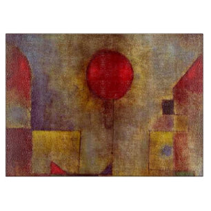 Planche À Découper Paul Klee Red Balloon Abstrait Art Coloré 