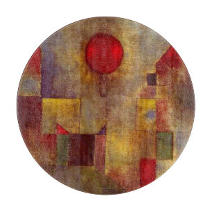 Planche À Découper Paul Klee Red Balloon Art Abstrait Coloré 