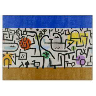 Planche À Découper Paul Klee Rich Harbour Expressionnisme Abstrait
