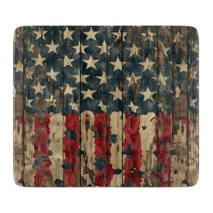 Planche À Découper Pays/Americana Principale en détresse