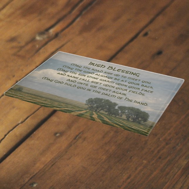 Planche À Découper Paysage agricole irlandais (In Situ)