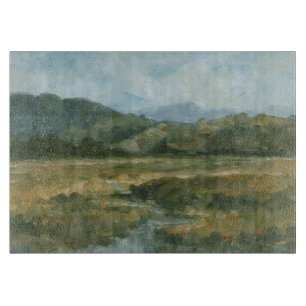 Planche À Découper Paysage d'Impasto III