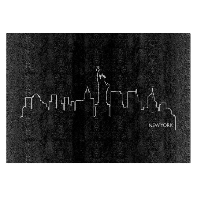 Planche À Découper Paysage urbain de New York (Devant)