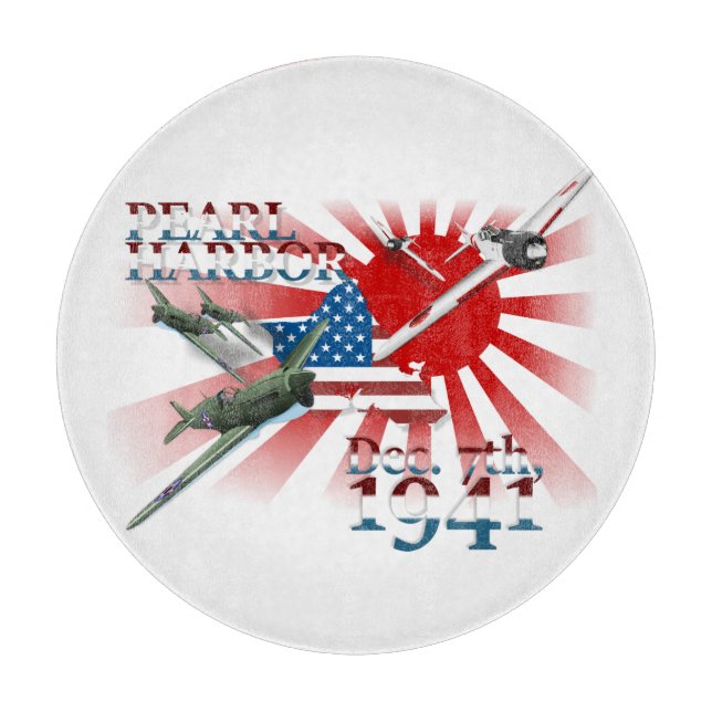 Planche À Découper Pearl Habor 7 décembre 1941 Commission de coupe (Devant)