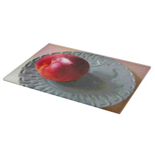 Planche À Découper Pêche fraîche à la lumière du soleil