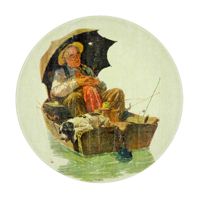 Planche À Découper Pêche terminée (Devant)