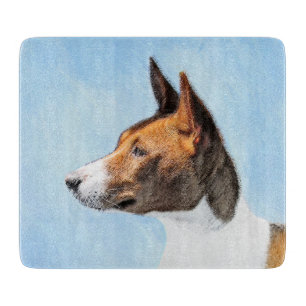 Planche À Découper Peinture Basenji - Belle Art Original