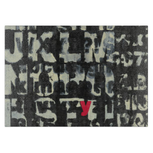 Planche À Découper Peinture d'alphabet par le Normand Wyatt