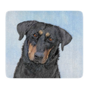 Planche À Découper Peinture de Beauceron - Cute Original Chien Art