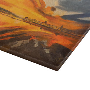 Planche À Découper Peinture de Scripps Pier, La Jolla, CA