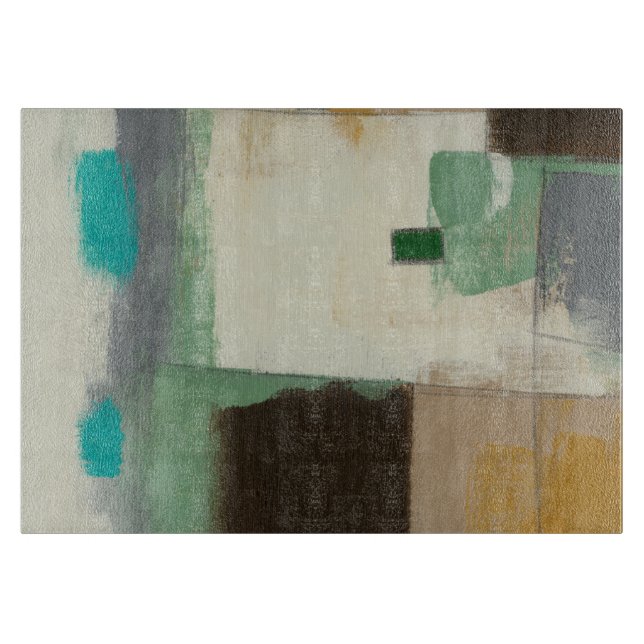 Planche À Découper Peinture expressionniste avec pointes de brosse lo (Devant)