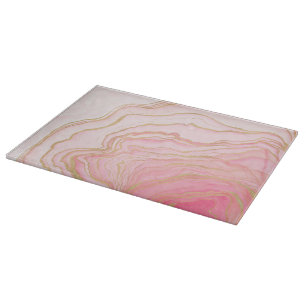 Planche À Découper Peinture Liquide Liquide Rose Or