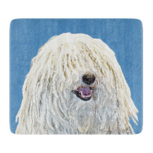 Planche À Découper Peinture Puli - Cute Original Chien Art