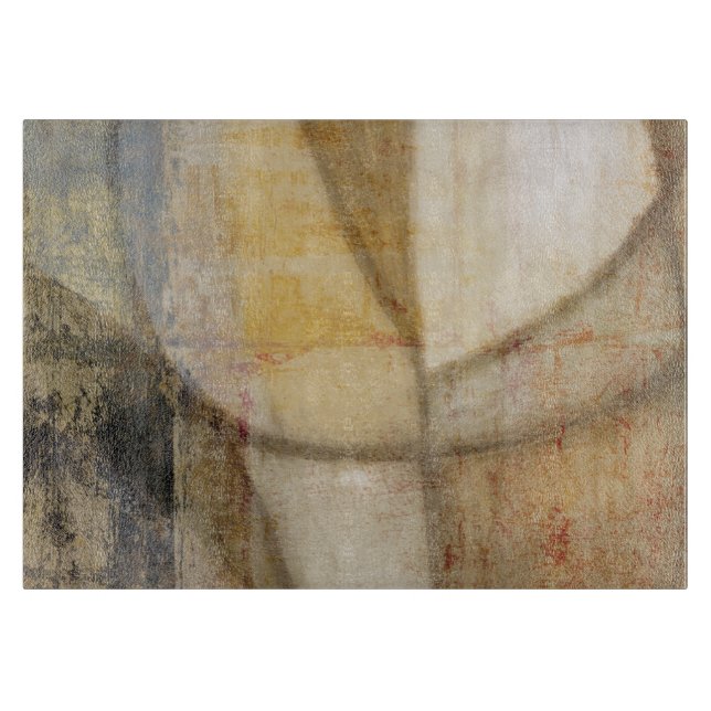 Planche À Découper Peinture texturée rugueuse sur la Terre (Devant)